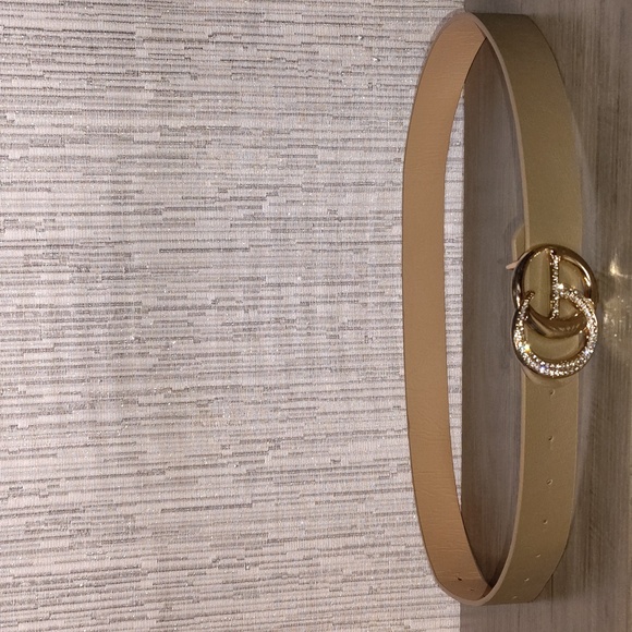 Fashion Crystal Tan Belt - Picture 2 of 3